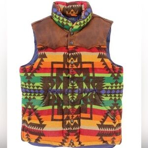 POLO Ralph Lauren Native Down Vest Leather